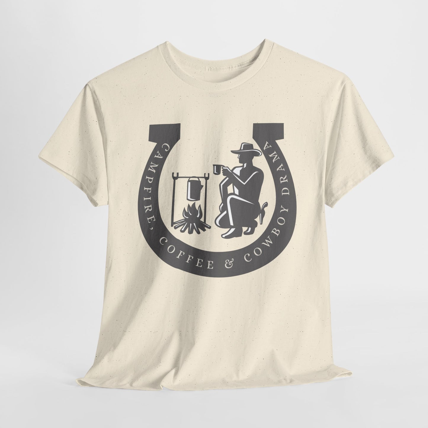 Teen/Adult Unisex Tee – Campfire, Coffee & Cowboy Drama
