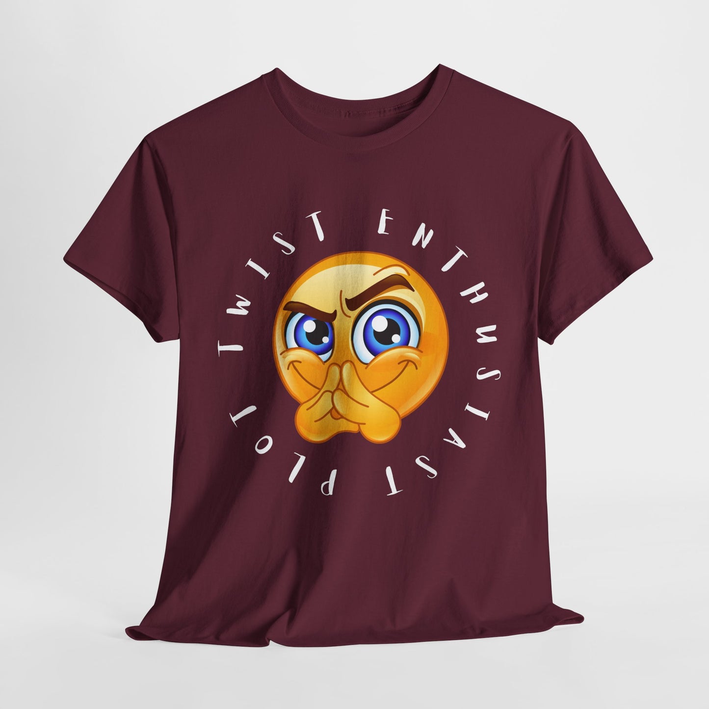 Teen/Adult Unisex Tee – Plot Twist Enthusiast (Emoji Edition)