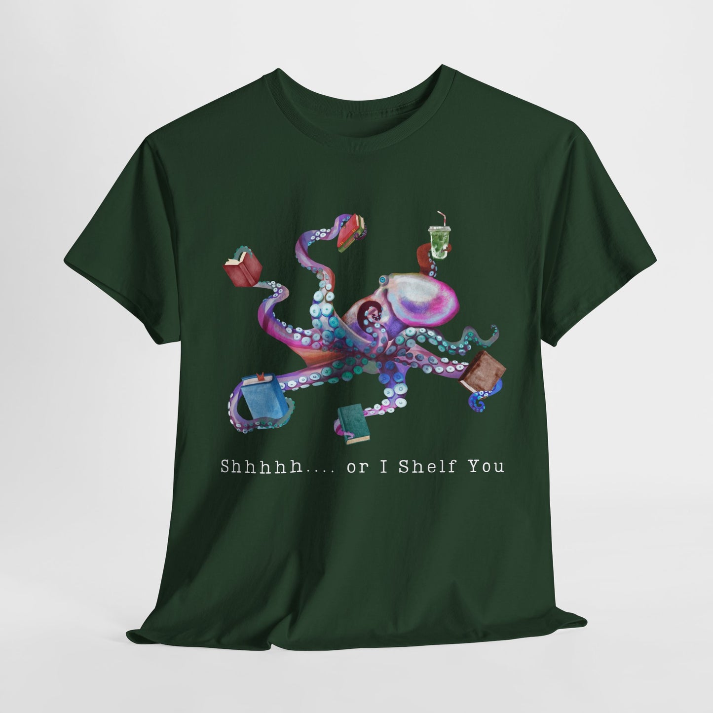 Teen/Adult Unisex Shhhh… or I Shelf You Unisex Tee