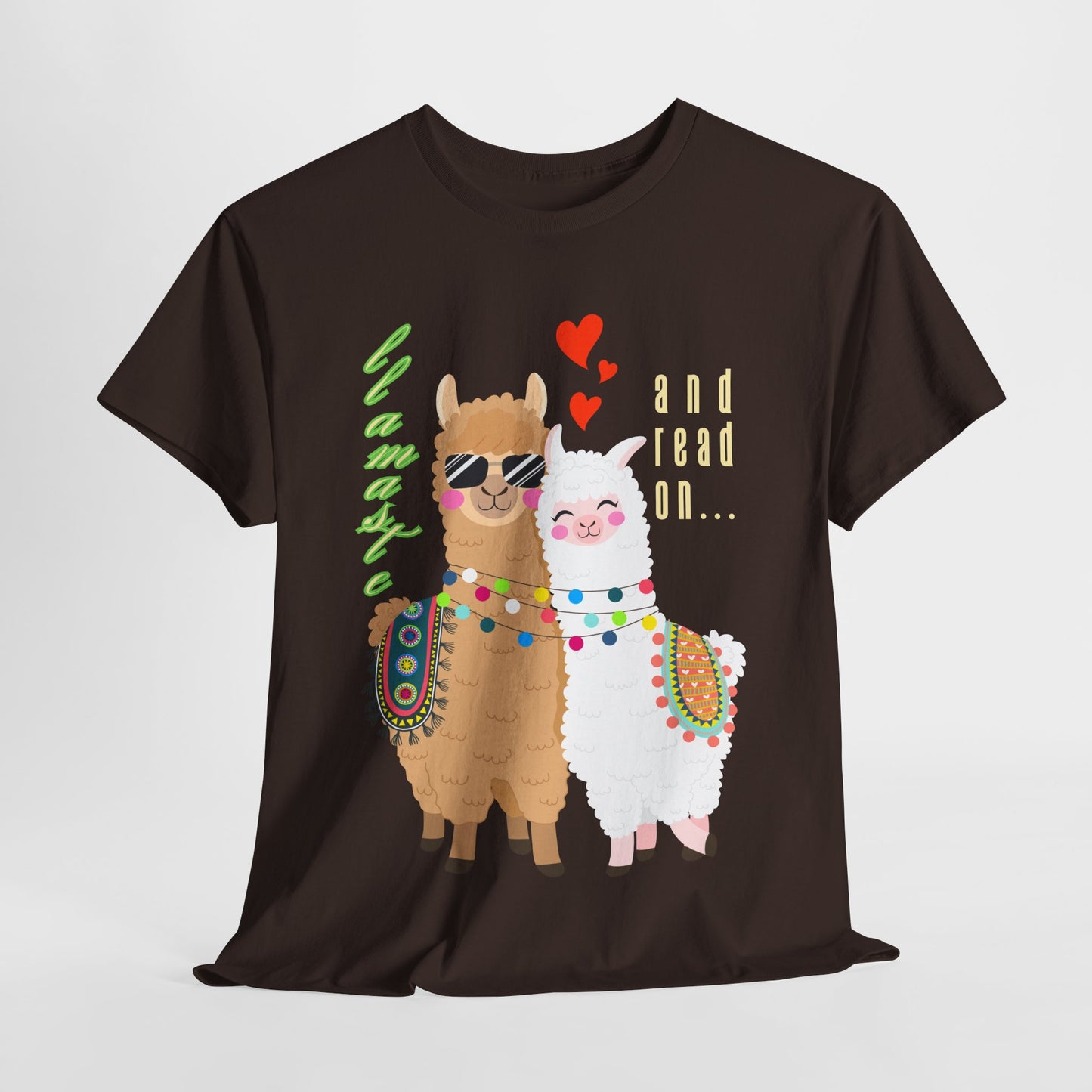 Teen/Adult Unisex – Llamaste & Read On Tee