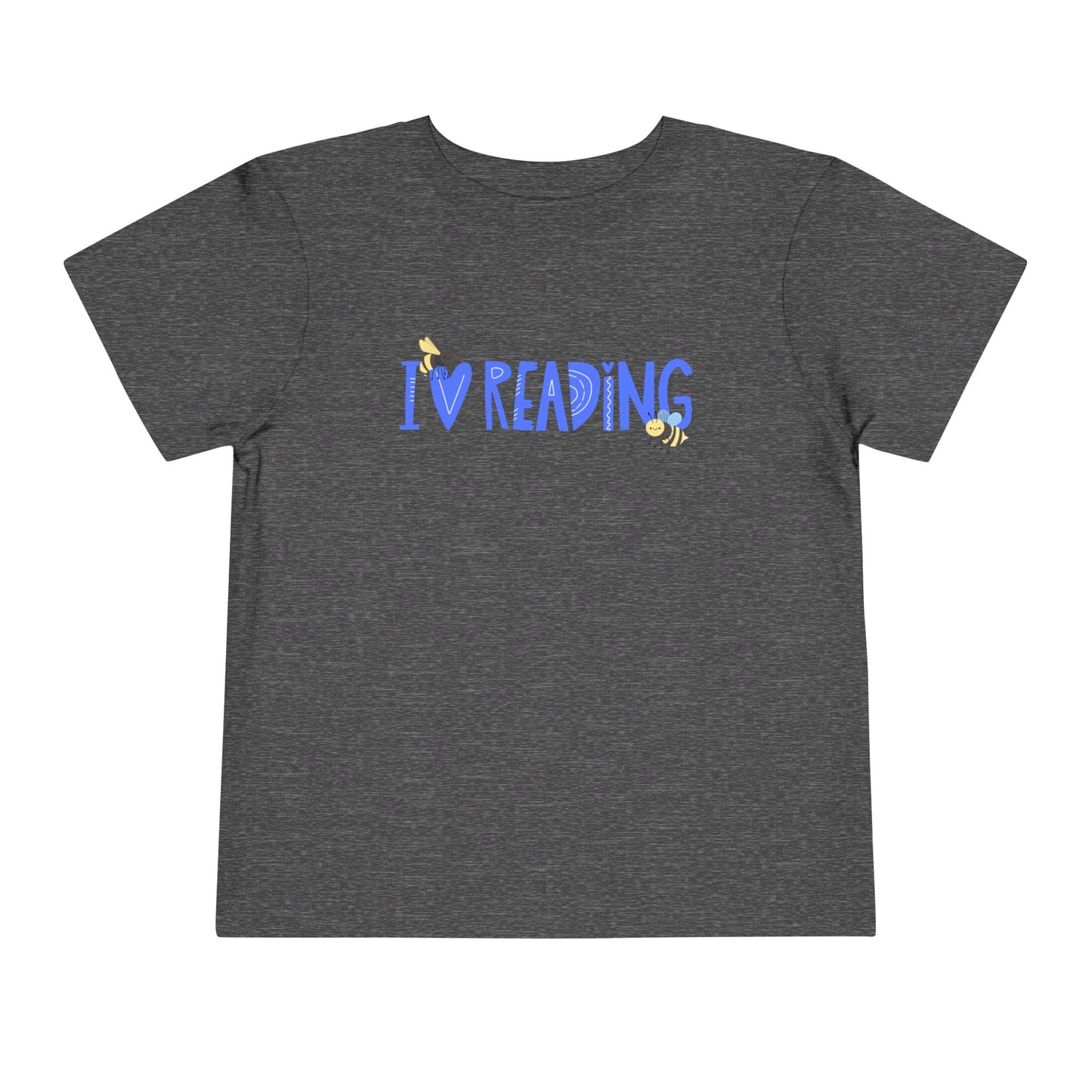 Toddler I Love Reading Tee – Bee-Inspired Book Shirt for Little Learners