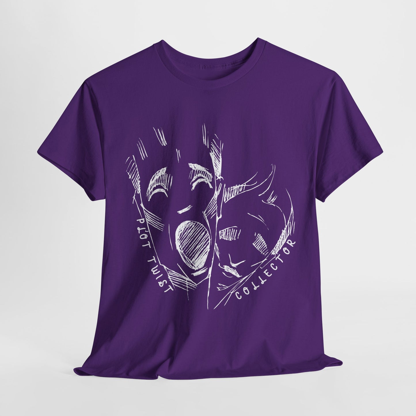 Teen/Adult Unisex Tee – Plot Twist Collector (Screaming Face Edition)