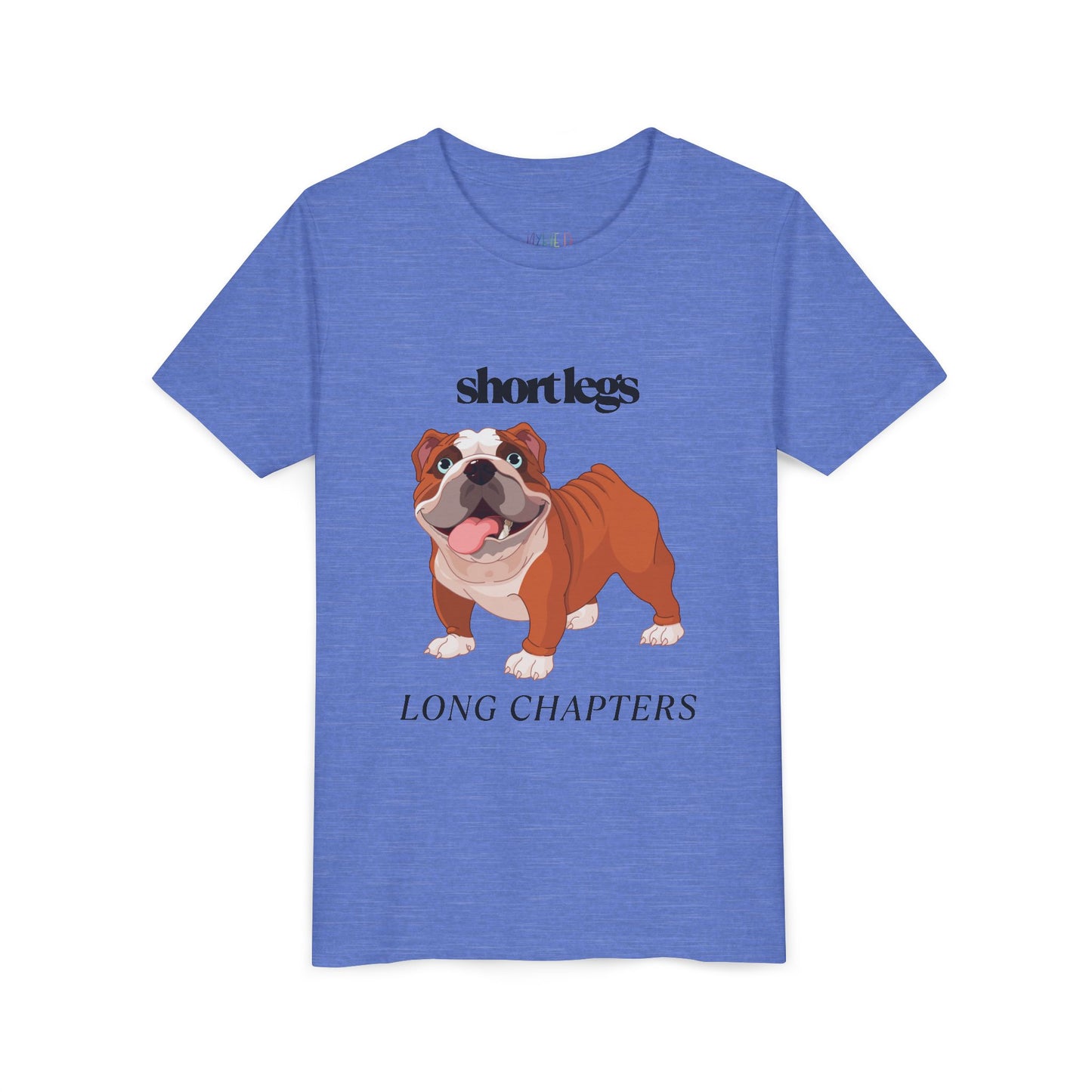 Youth Short Legs, Long Chapters T-Shirt – For Readers with Big Stories to Tell