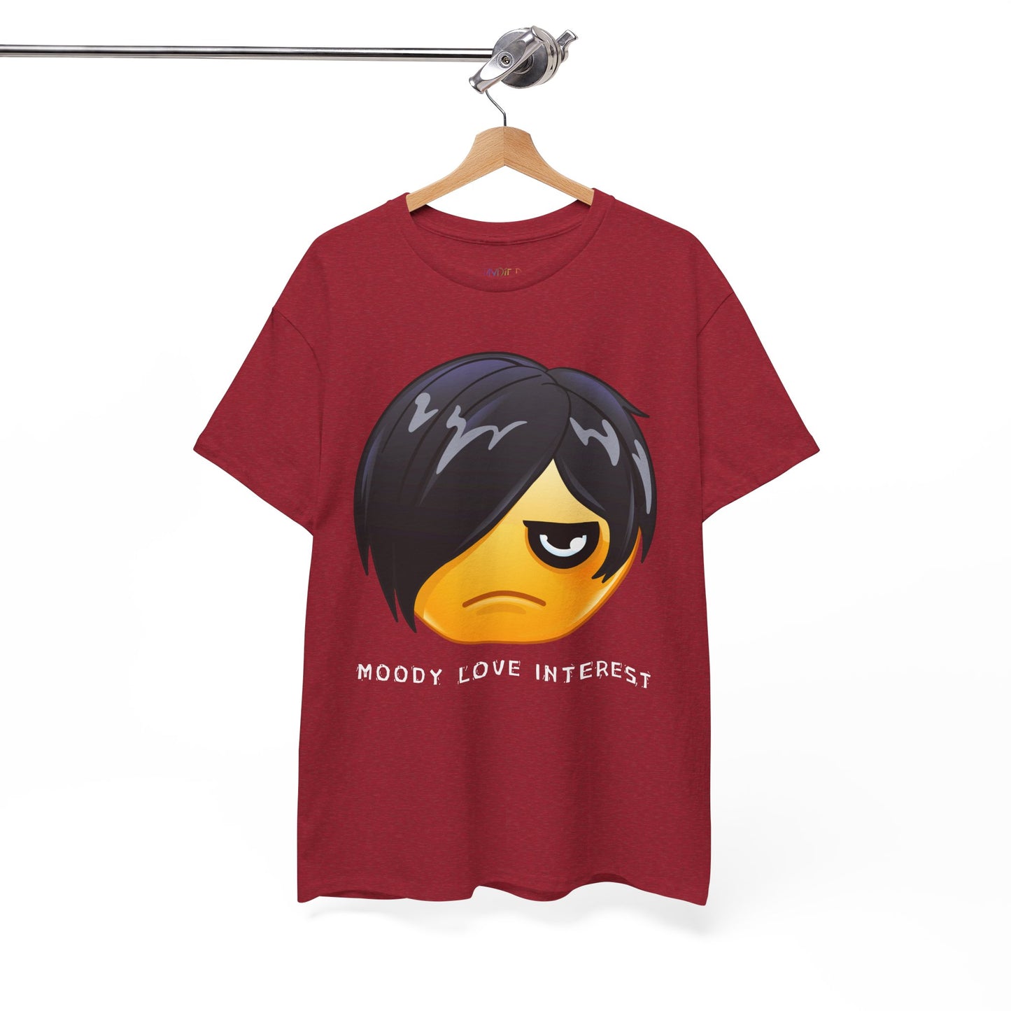 Teen/Adult Unisex Moody Love Interest Tee â€“ Brood First, Kiss Later