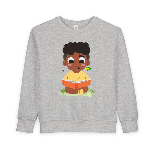 Toddler Storytime Surprise Sweatshirt – Curious Reader Crewneck for Little Book Explorers