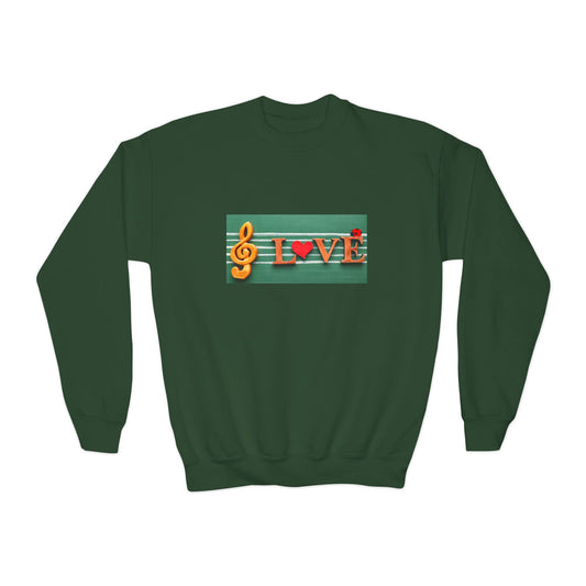 Youth Music Love Sweatshirt – Notes of Joy & Harmony