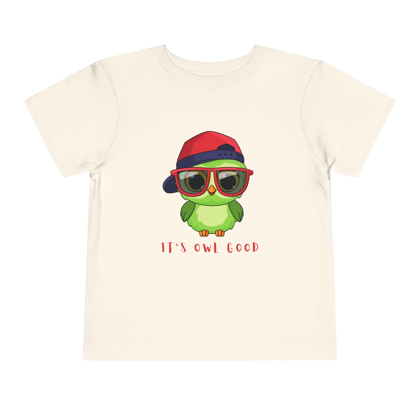 Toddler It’s Owl Good Tee – Cool Owl Shirt for Laid-Back Littles