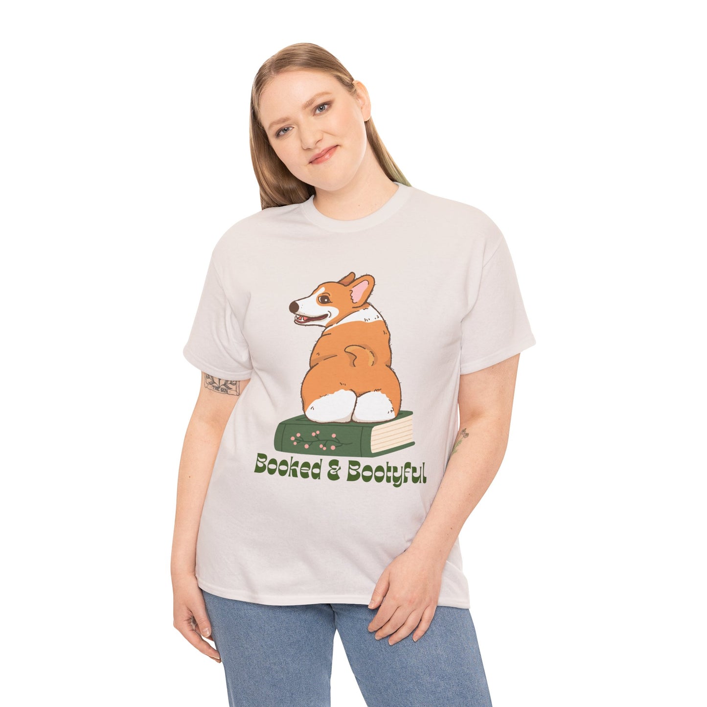 Teen/Adult Unisex Booked & Bootyful Tee Sassy, Smart, and Sitting Pretty