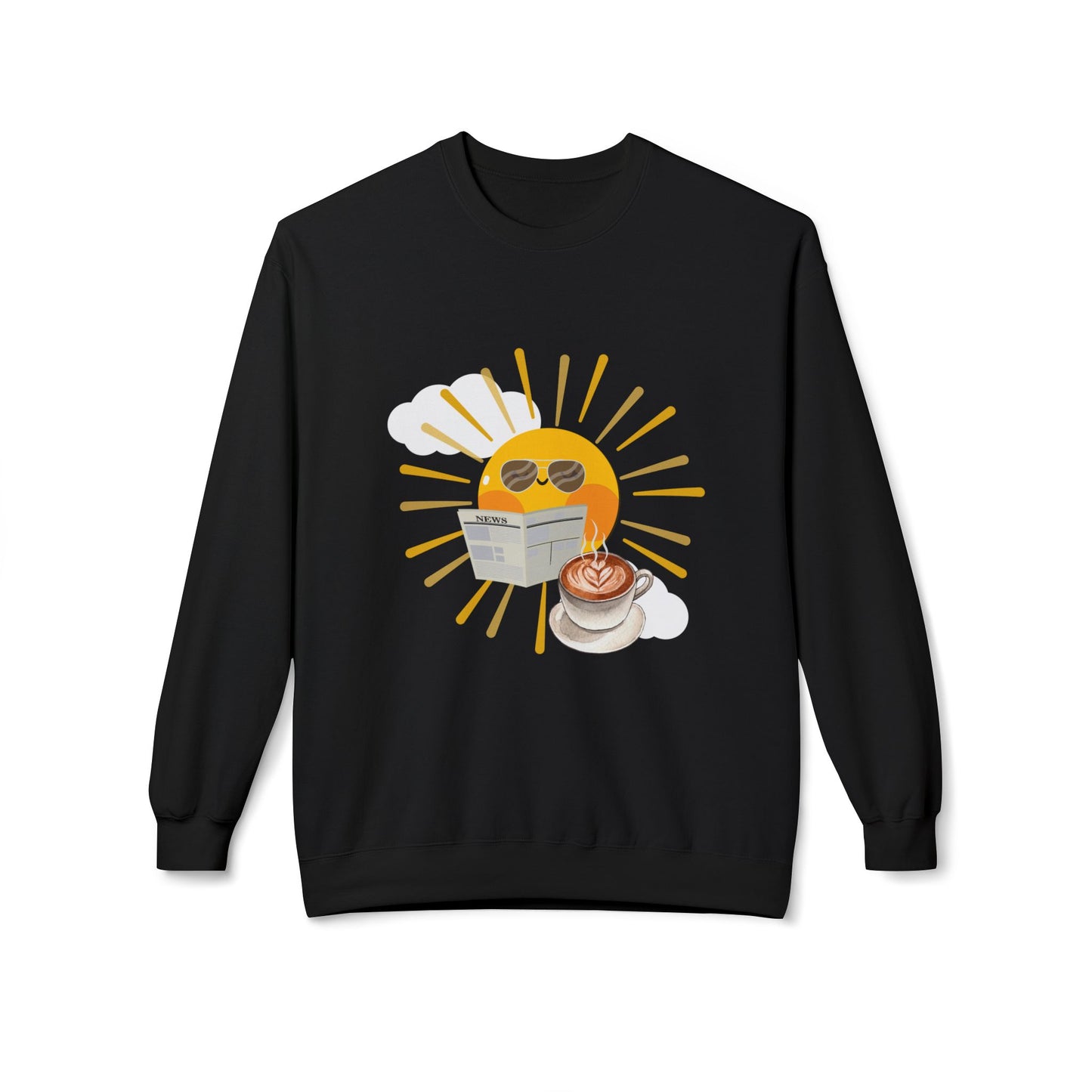 Teen/Adult Unisex Sunny Morning Reader Sweatshirt
