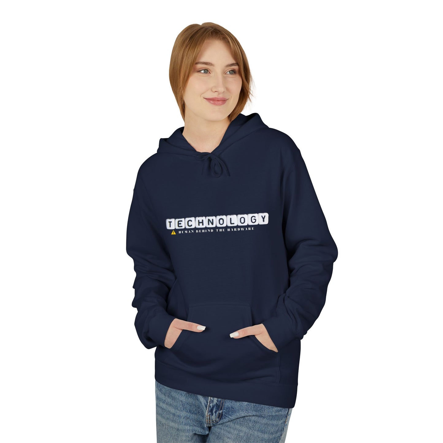 Teen/Adult Unisex Technology Human Behind the Hardware Hoodie