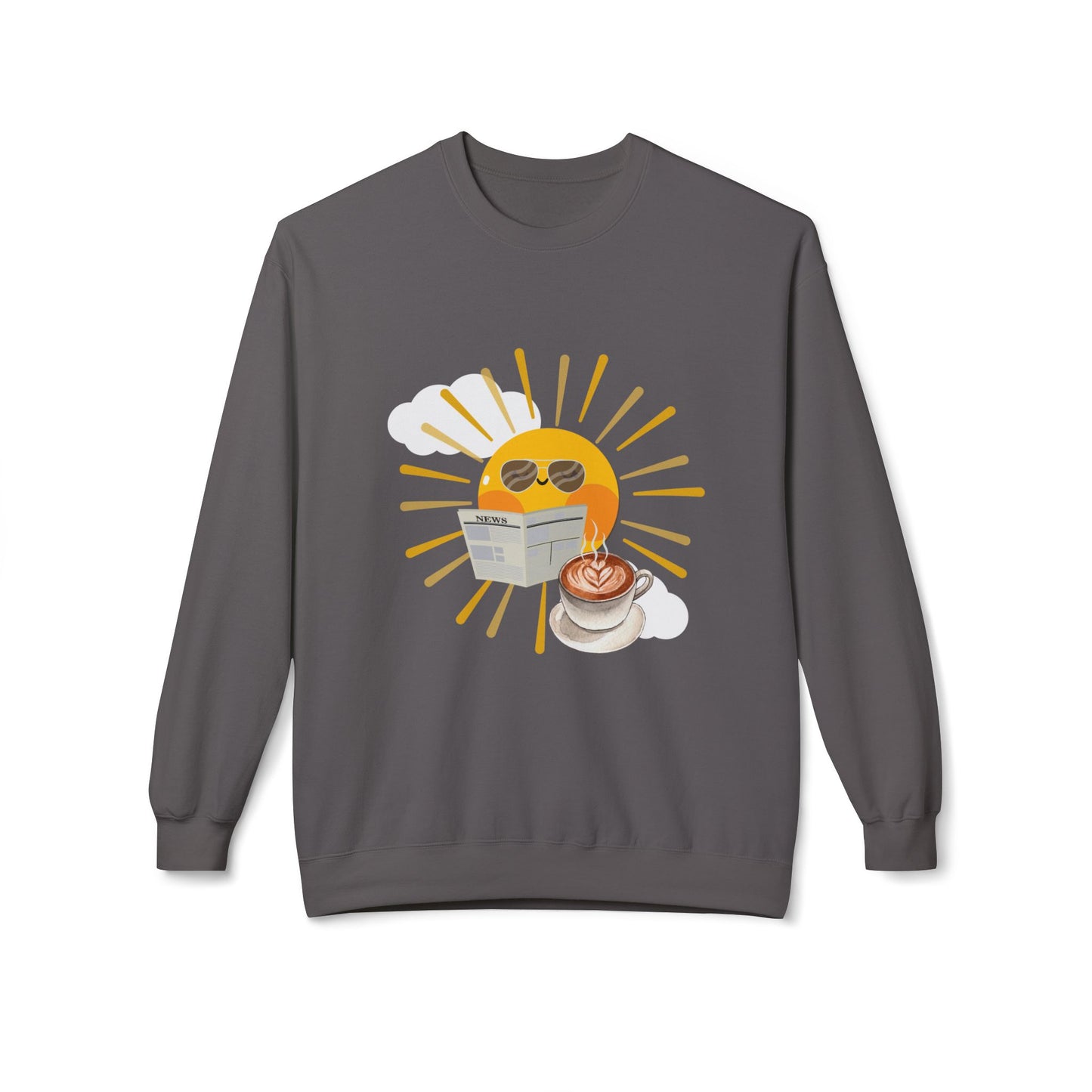 Teen/Adult Unisex Sunny Morning Reader Sweatshirt