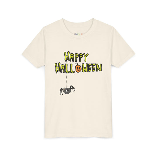 Youth Halloween Spider Tee – Fun & Festive for Kids Who Love Spooky Season