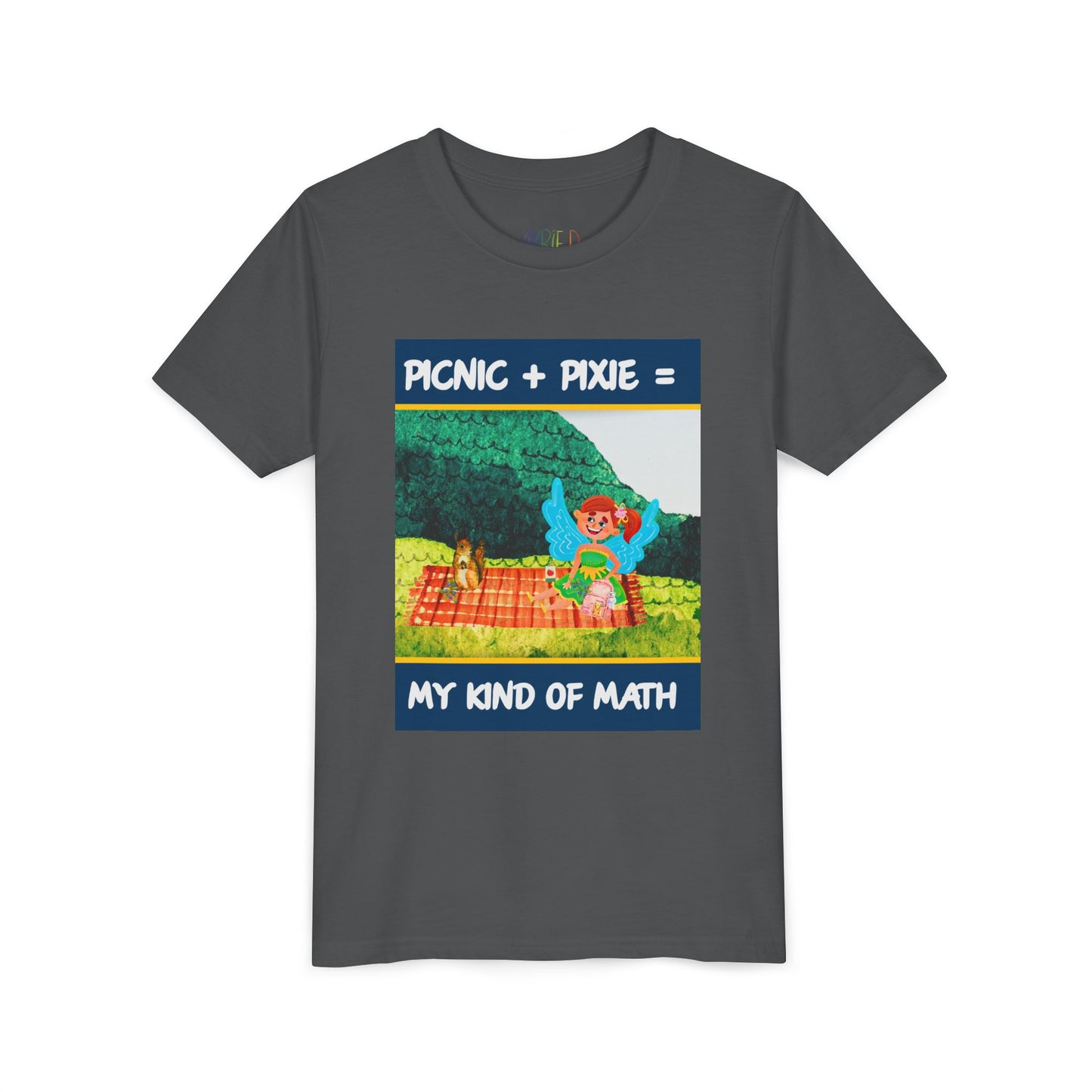 Youth Picnic + Pixie = My Kind of Math Tee – Fun Outdoor T-Shirt for Curious Kids and Creative Thinkers