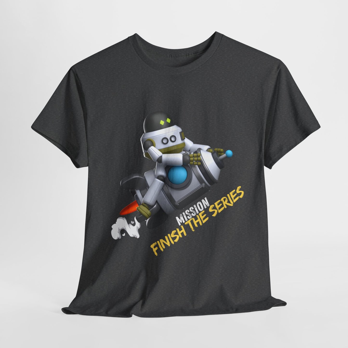 Teen/Adult Unisex Mission: Finish the Series Tee – Reading Motivation for Series Completionists