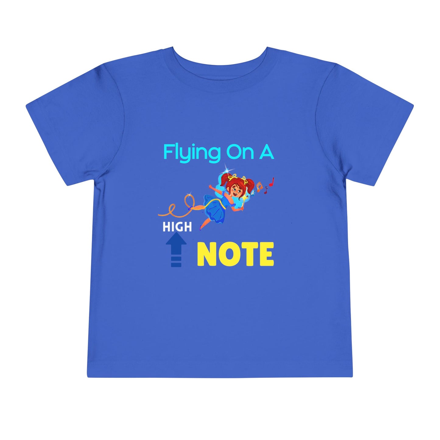 Toddler Flying on a High Note Tee – Mei-Mei Music Shirt for Joyful Little Flyers