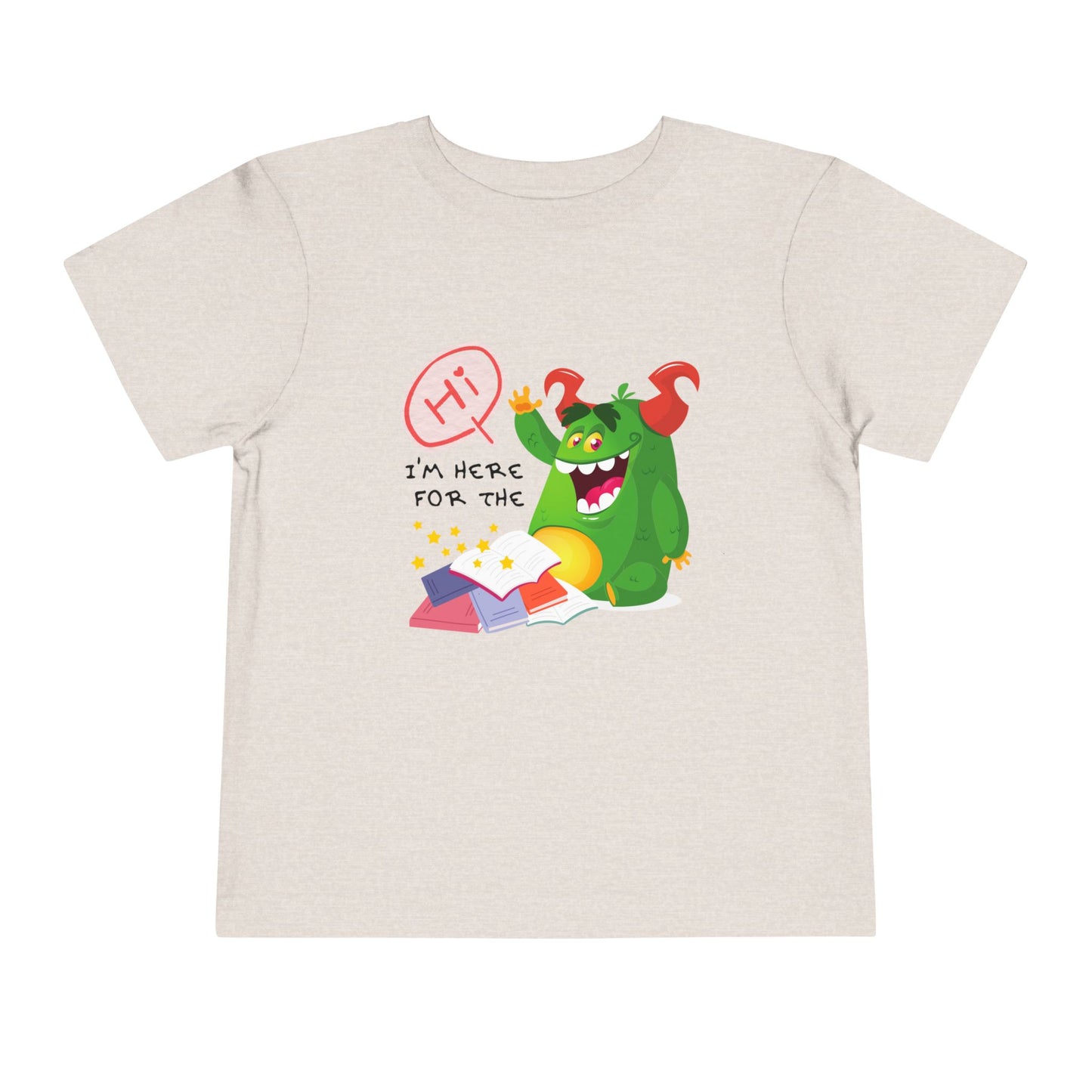 Toddler Here for the Storytime Tee