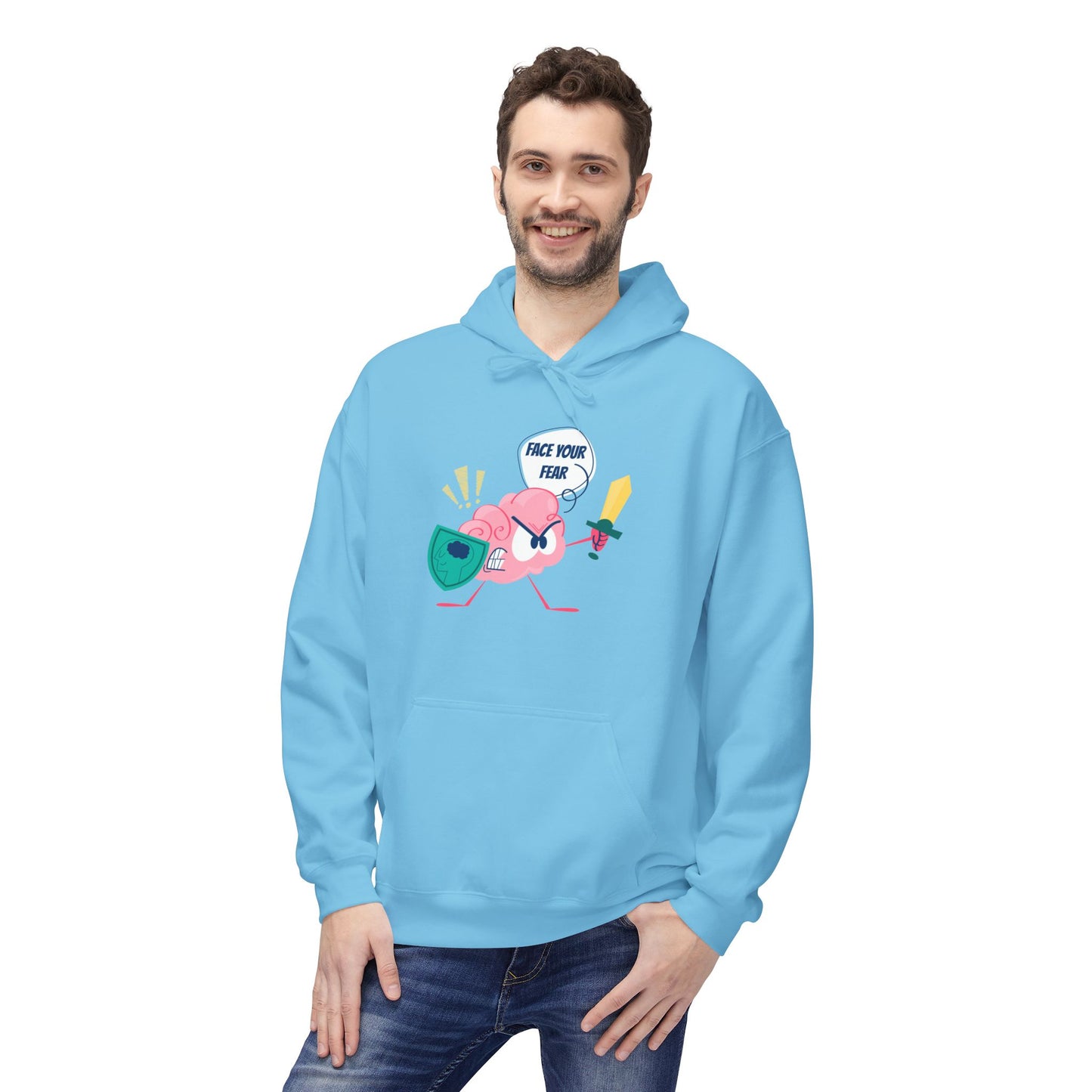 Teen/Adult Unisex Face Your Fear Hoodie