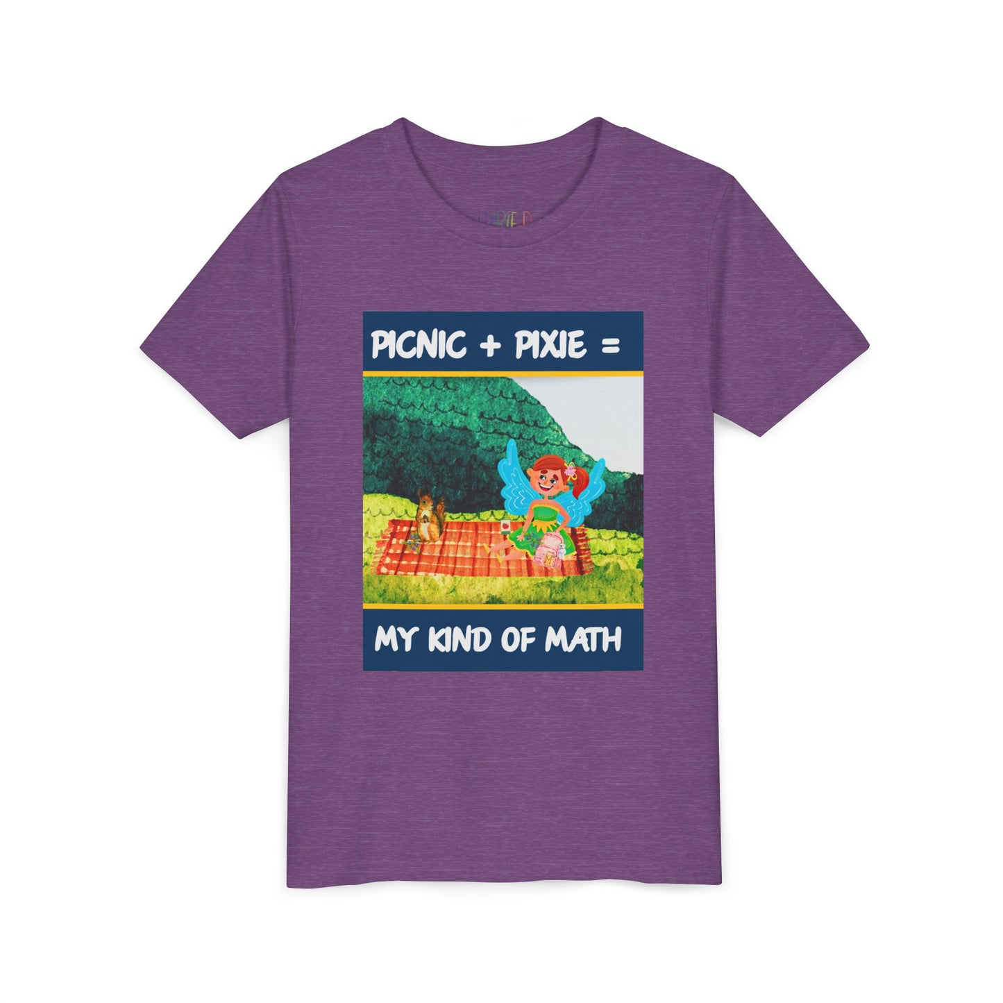 Youth Picnic + Pixie = My Kind of Math Tee – Fun Outdoor T-Shirt for Curious Kids and Creative Thinkers