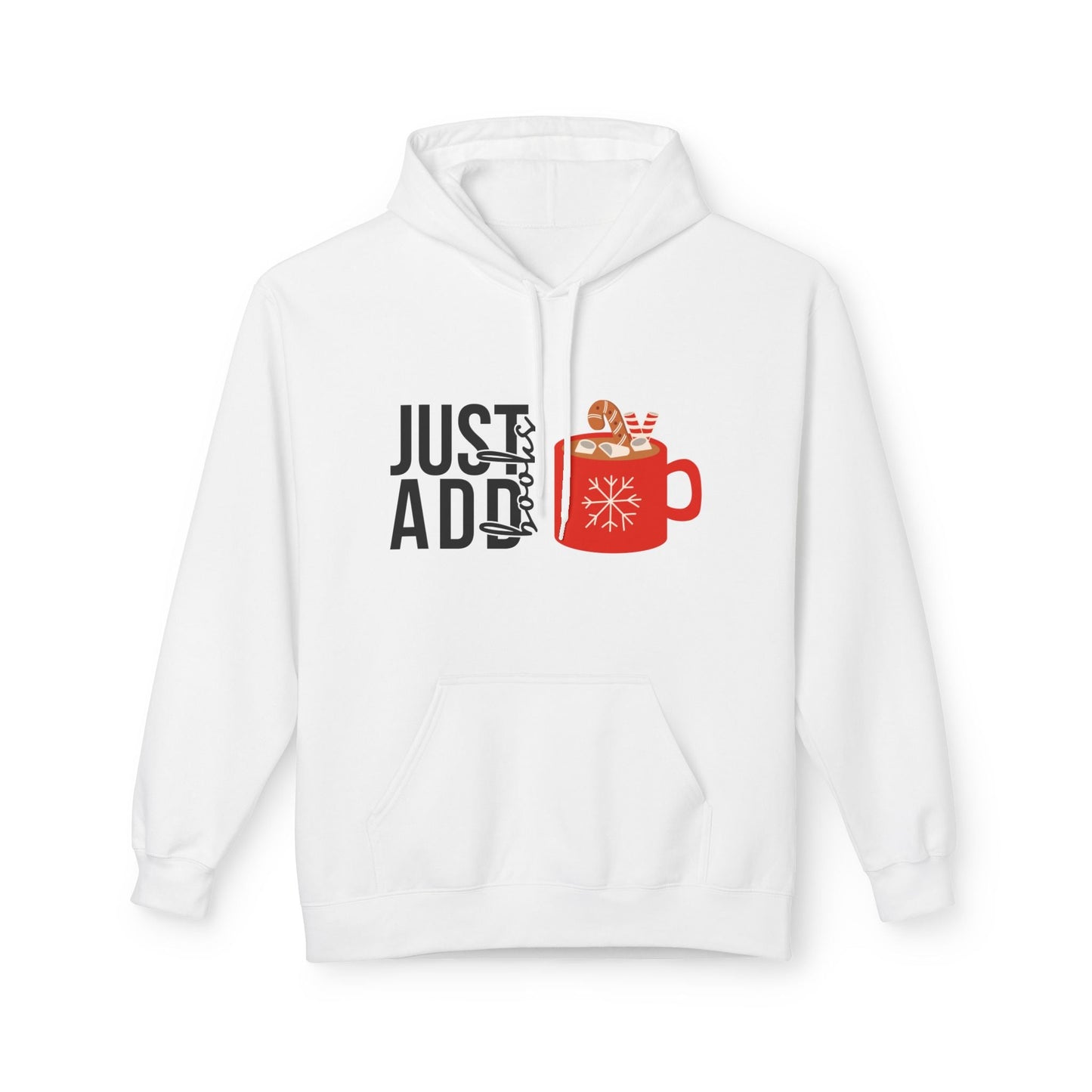 Teen/Adult Unisex Just Add Books Hoodie â€“ Winter Hot Cocoa and Book Loverâ€™s Hoodie Printify