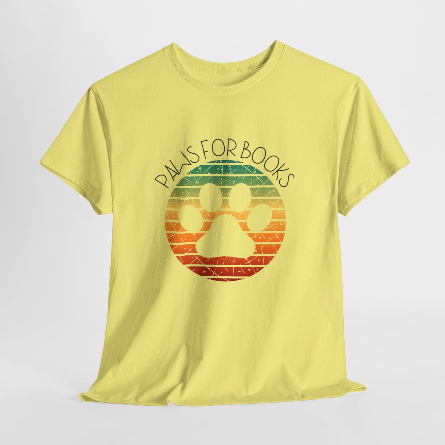 Teen/Adult Unisex Paws for Books Tee – Where Tails Wag and Pages Turn