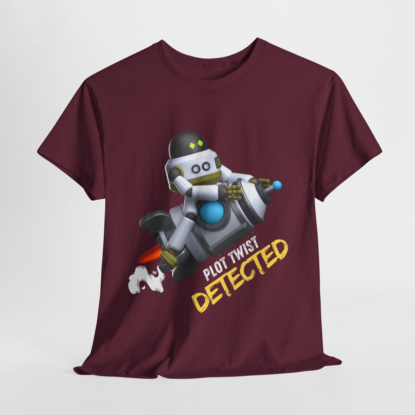 Teen/Adult Unisex Plot Twist Detected Tee – Fast-Paced Fun for Bookish Adventurers