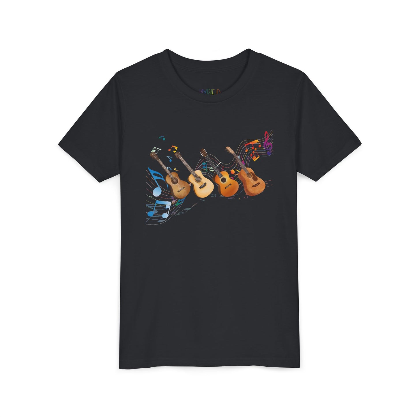 Youth One Story. Four Players. Tee – Guitar Ensemble Shirt for Collaborative Creatives