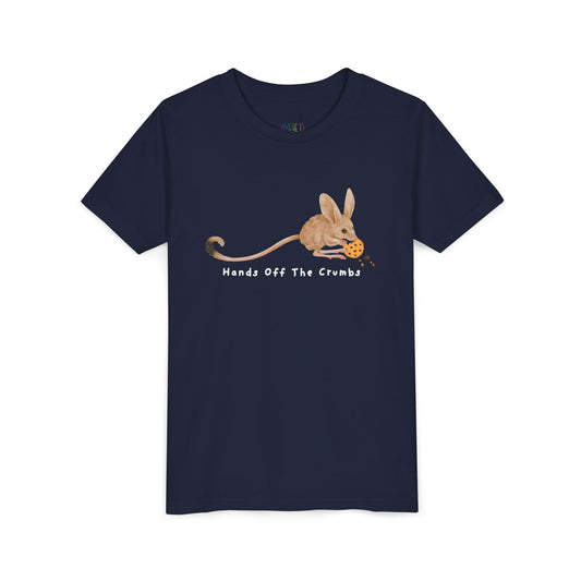Youth Hands Off the Crumbs Tee – Guarding Snacks Like a Pro