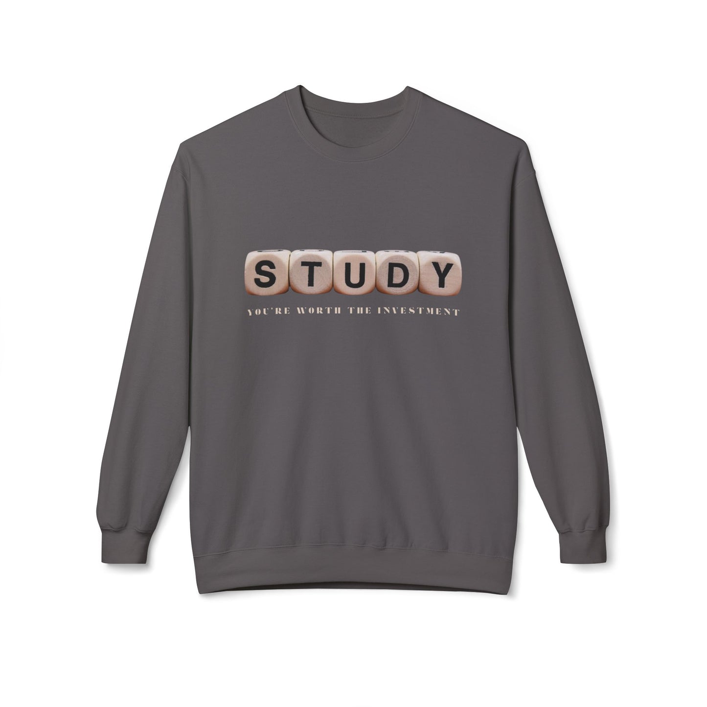 Teen/Adult Unisex STUDY You’re Worth the Investment Crewneck Sweatshirt