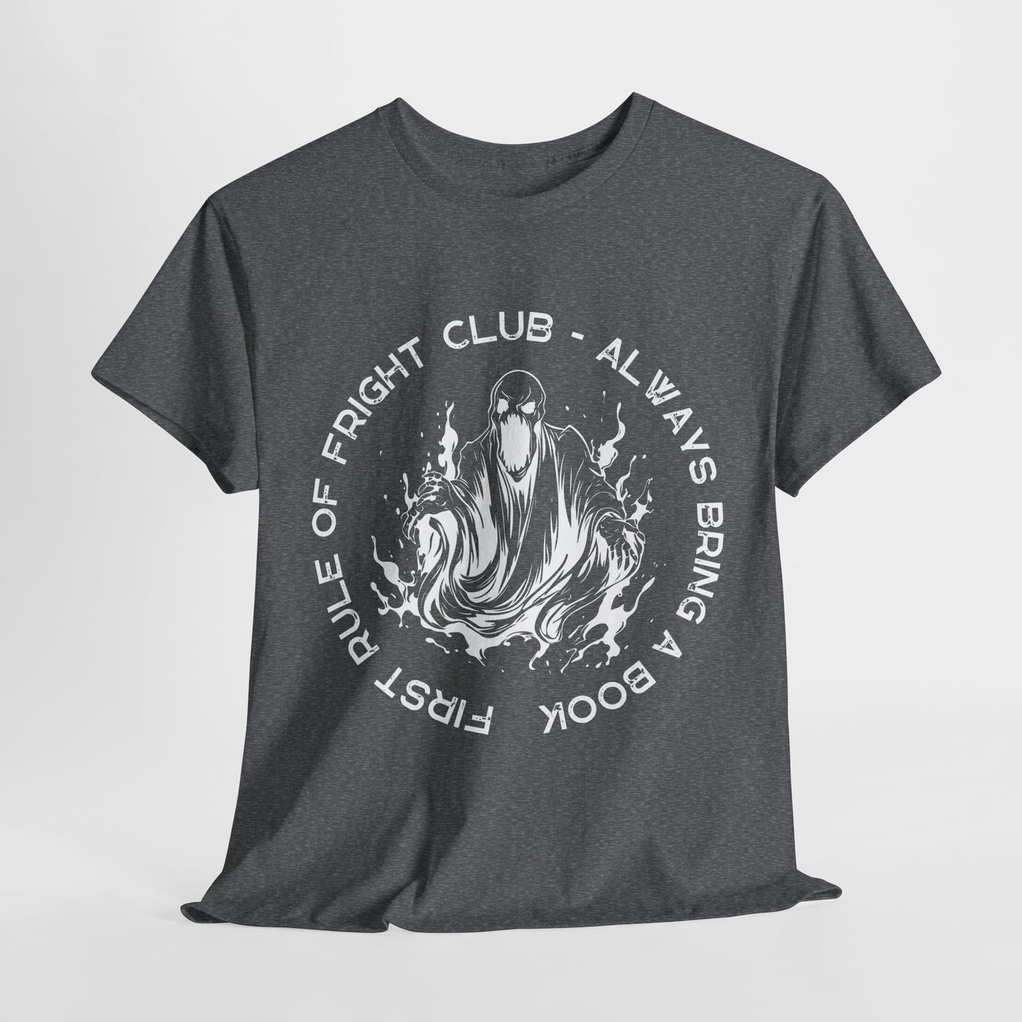 Teen/Adult Unisex First Rule of Fright Club T-Shirt – Horror Reader Graphic Tee