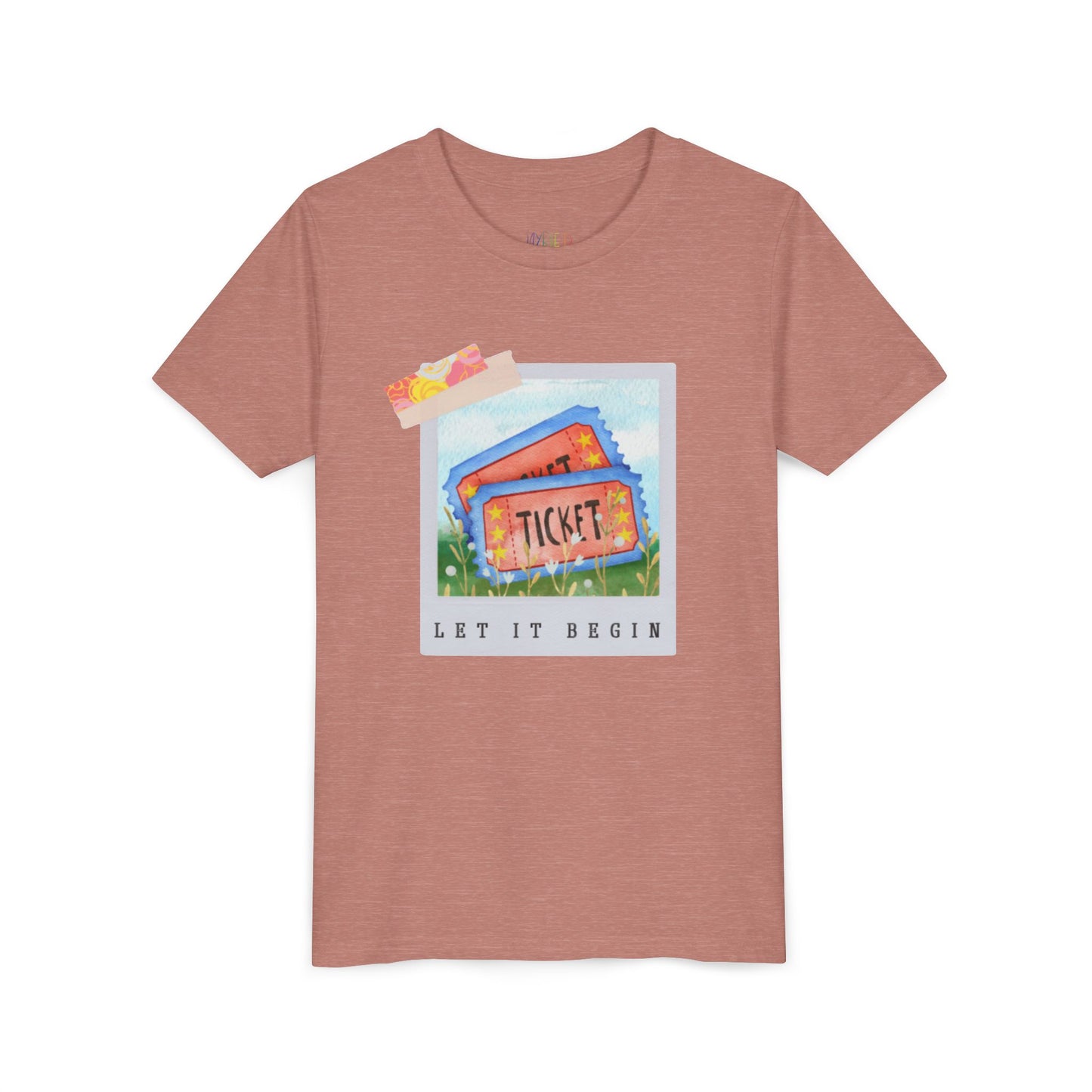 Youth Let It Begin T-Shirt – Ticket to Wonder Awaits