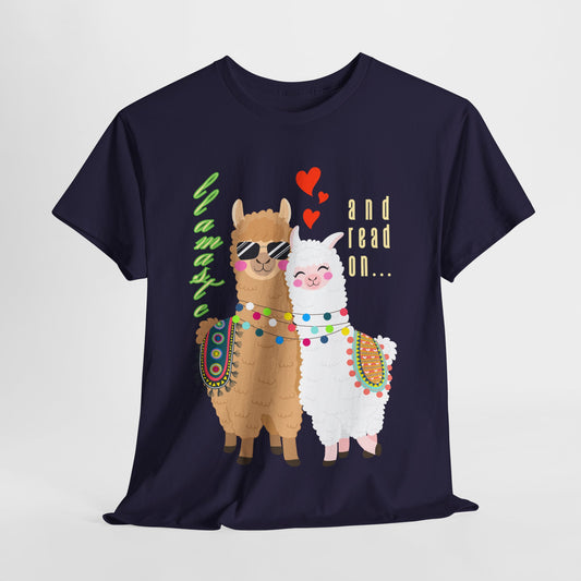 Teen/Adult Unisex – Llamaste & Read On Tee