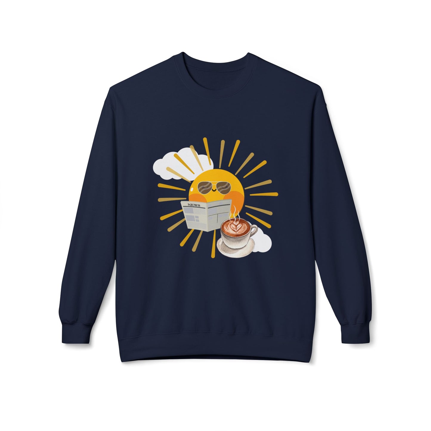 Teen/Adult Unisex Sunny Morning Reader Sweatshirt