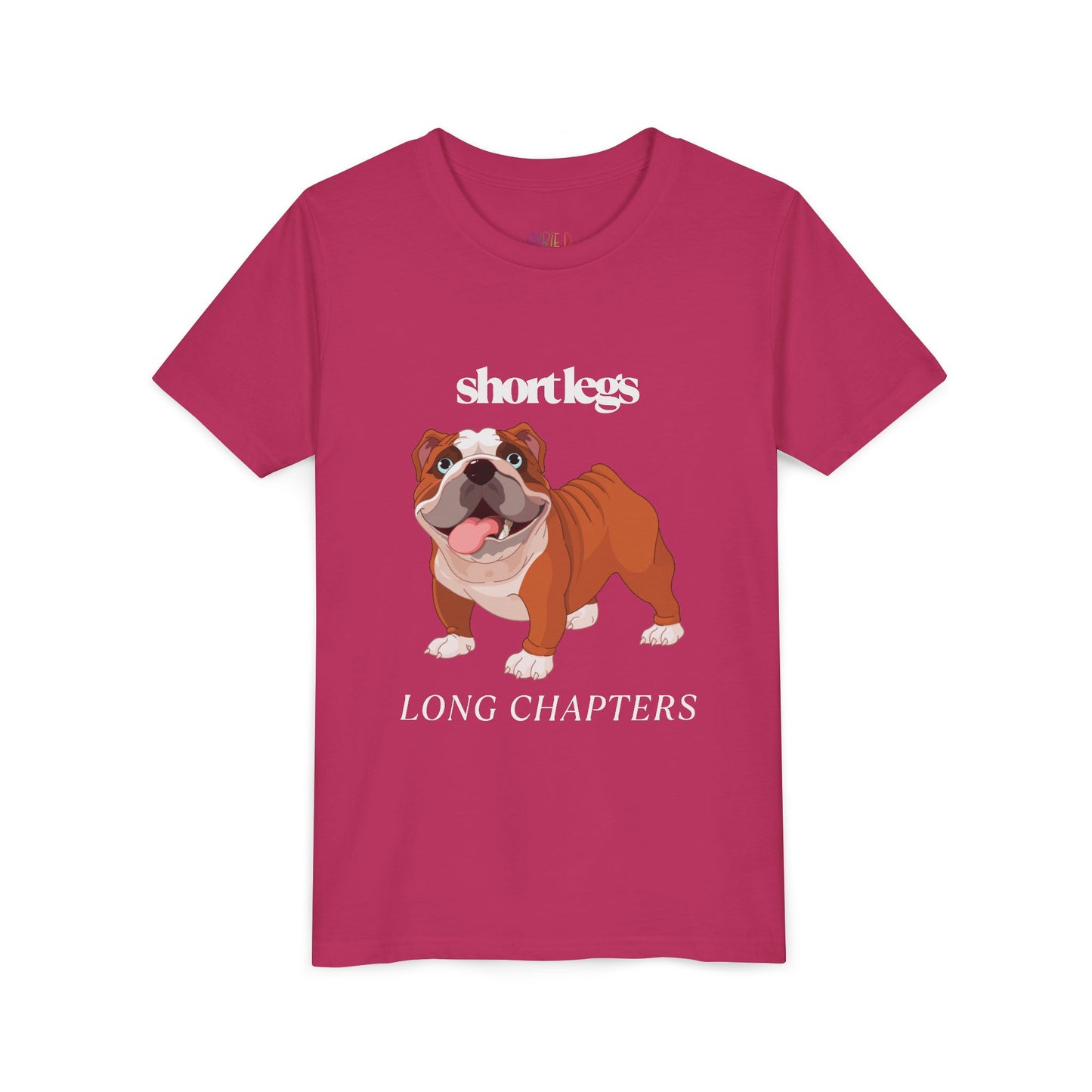 Youth Short Legs, Long Chapters T-Shirt – For Readers with Big Stories to Tell