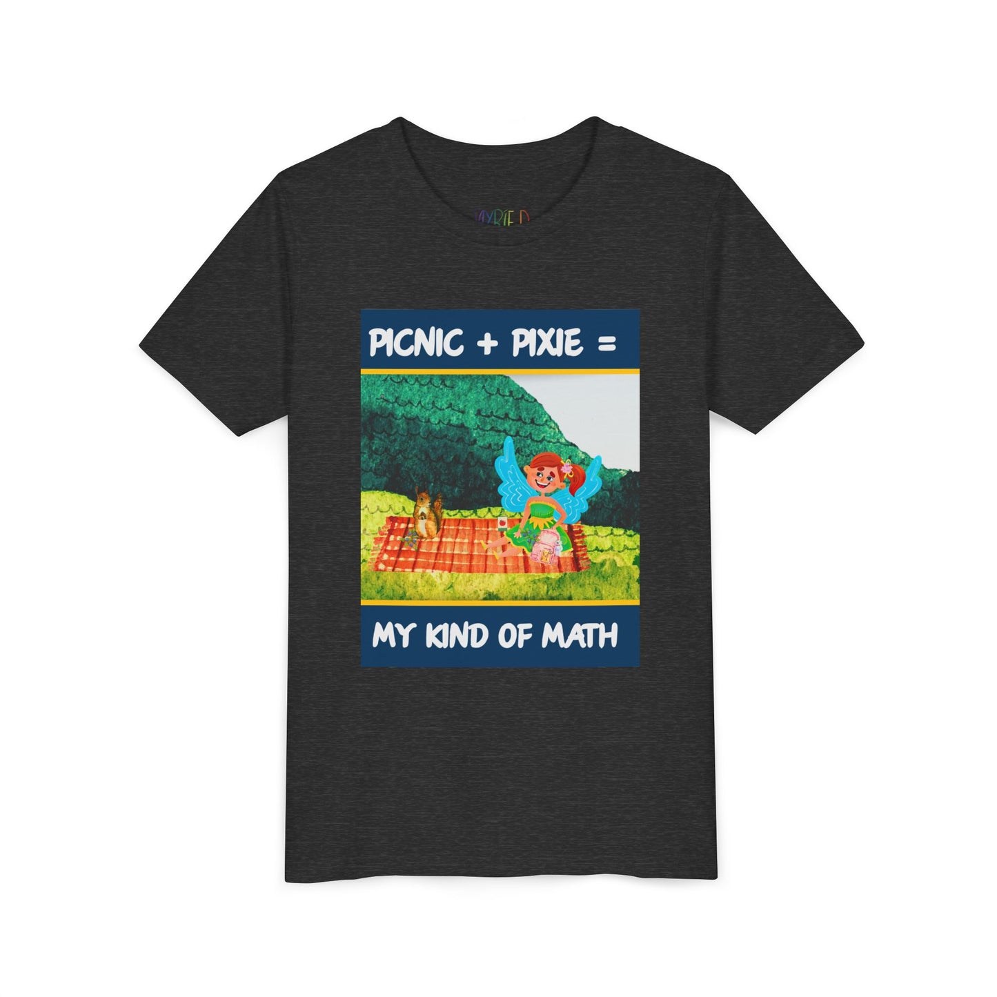 Youth Picnic + Pixie = My Kind of Math Tee – Fun Outdoor T-Shirt for Curious Kids and Creative Thinkers