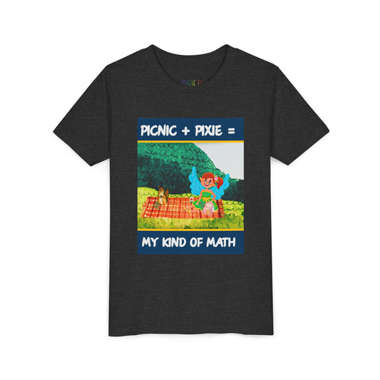 Youth Picnic + Pixie = My Kind of Math Tee – Fun Outdoor T-Shirt for Curious Kids and Creative Thinkers