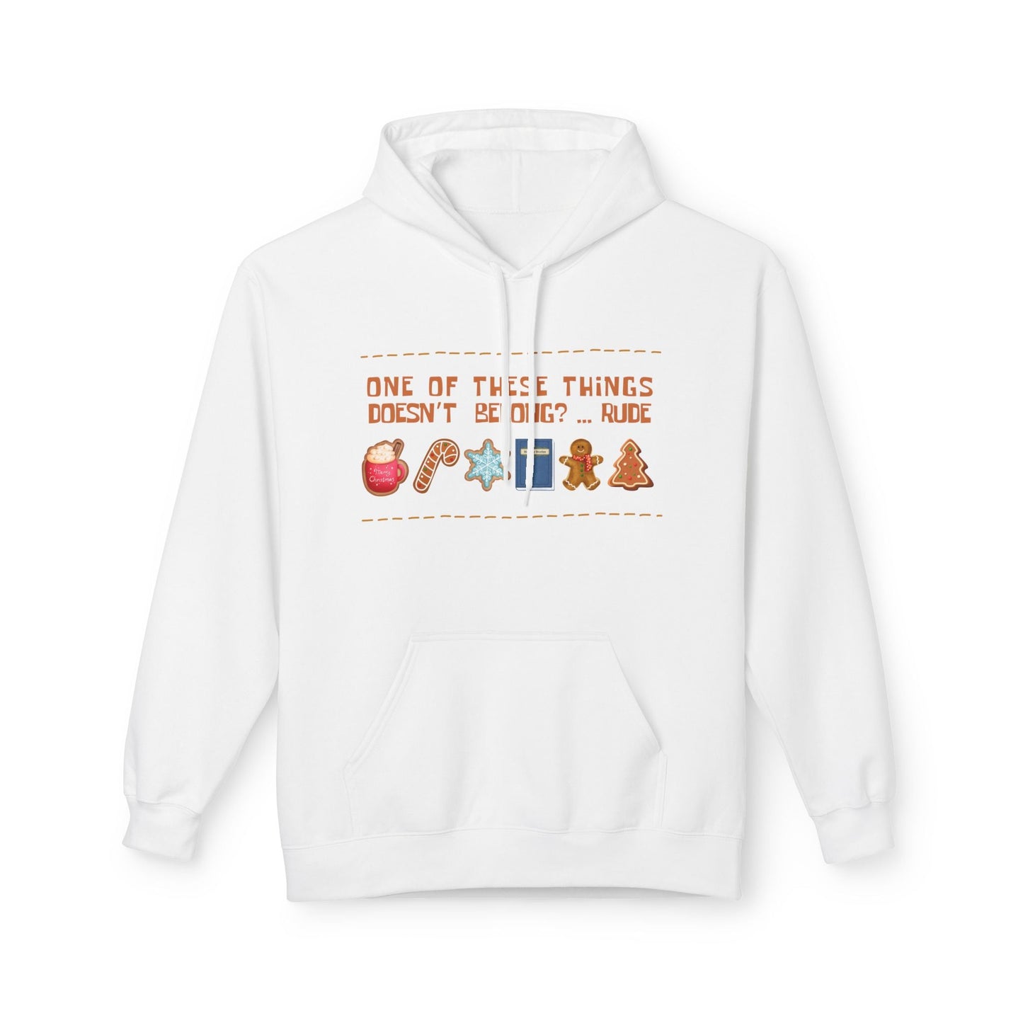 Teen/Adult Unisex One of These Things Hoodie â€“ Funny Book Lover Christmas Design Printify