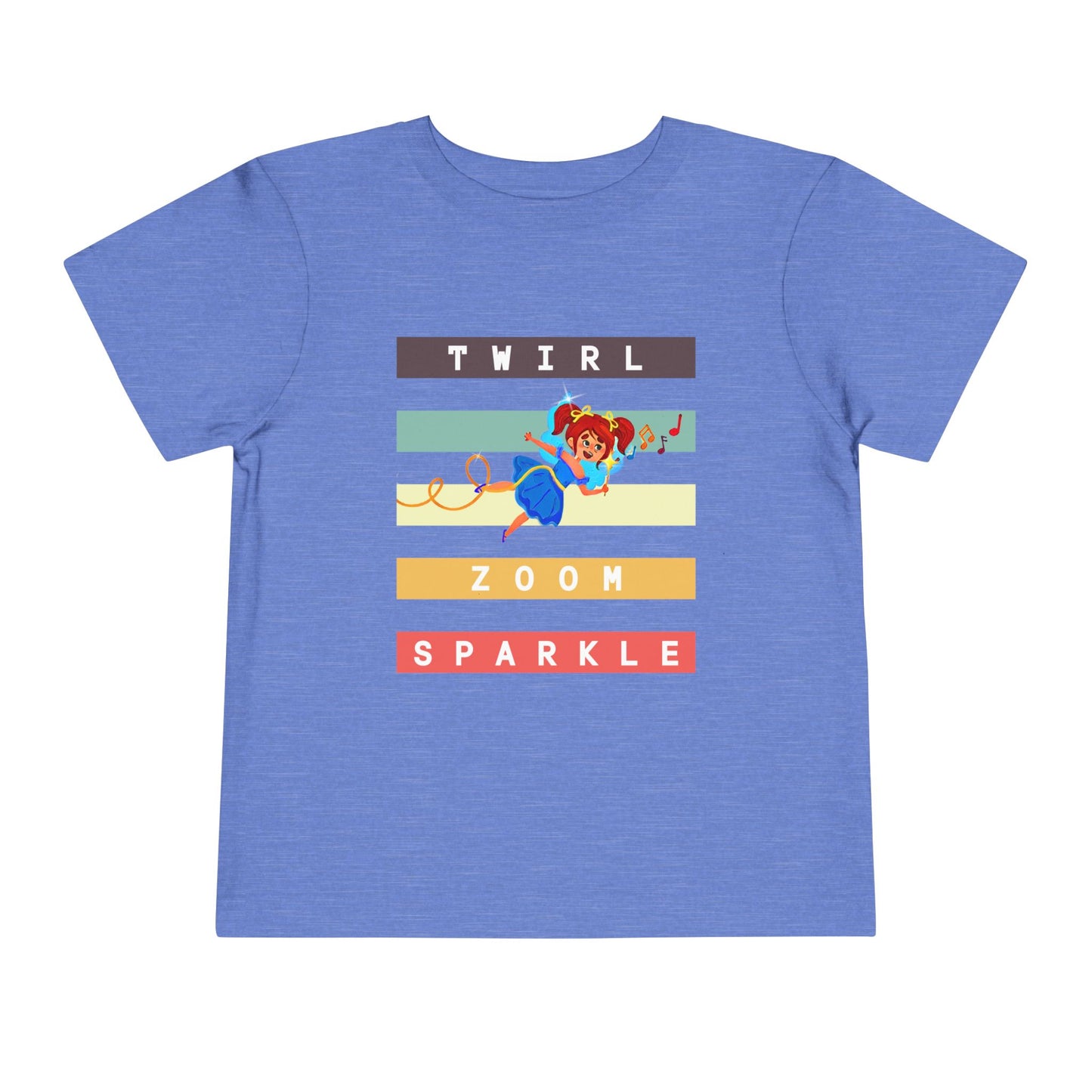 Toddler Twirl Zoom Sparkle Tee – Mei-Mei Movement Shirt for High-Energy Kids