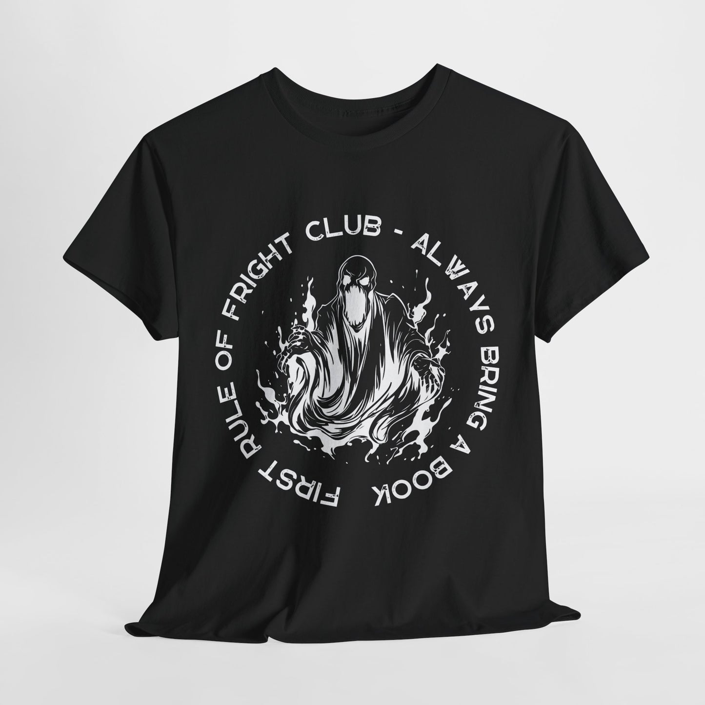 Teen/Adult Unisex First Rule of Fright Club T-Shirt – Horror Reader Graphic Tee