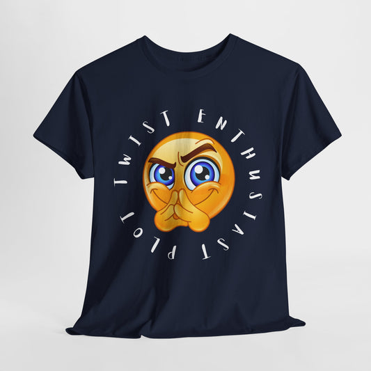 Teen/Adult Unisex Tee – Plot Twist Enthusiast (Emoji Edition)