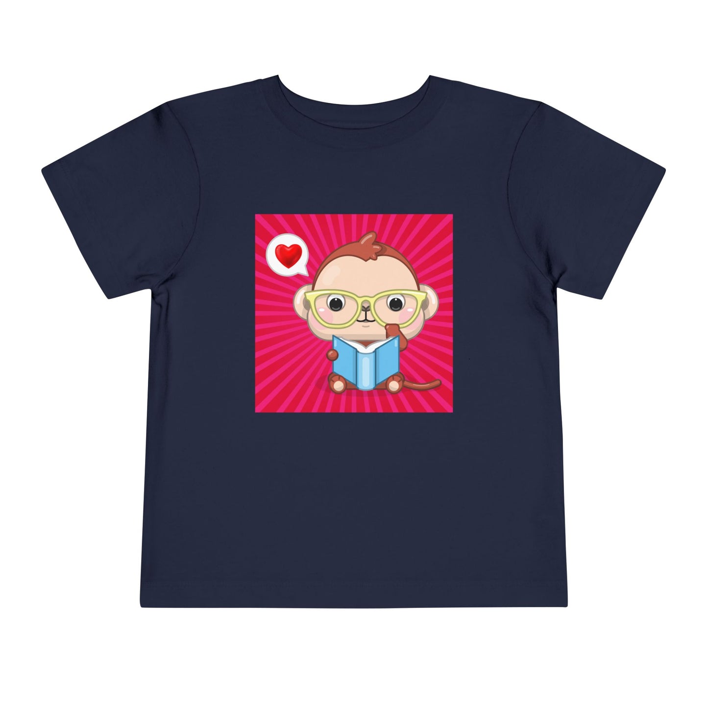 Toddler Love to Read Monkey Tee – Sweet & Smart for Little Learners