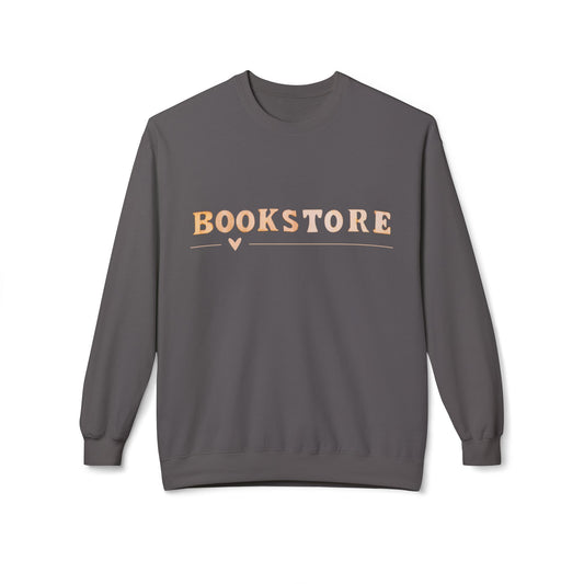 Teen/Adult Unisex Bookstore Sweatshirt – Cozy Minimalist Design for Book Lovers