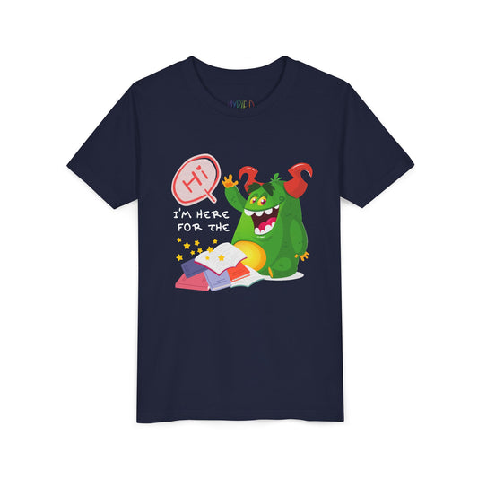 Youth Here for the Storytime Sparkles Tee