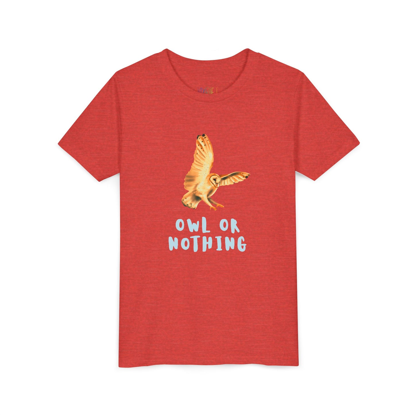 Youth Owl or Nothing T-Shirt – Playful Animal Pun Tee for Kids Who Give It Their All