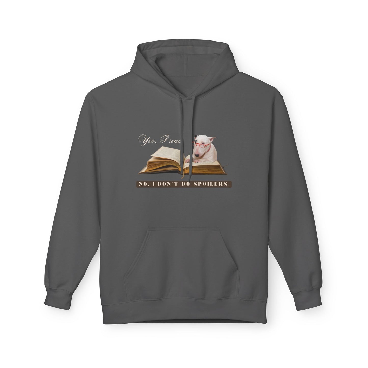 Teen/Adult Unisex No Spoilers Dog Hoodie