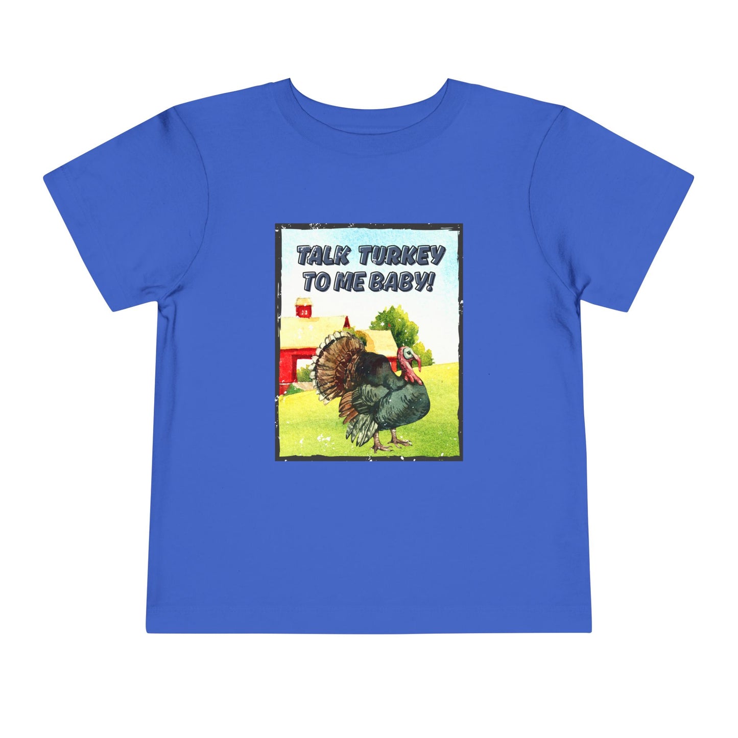 Toddler Talk Turkey to Me Tee – Funny Thanksgiving Shirt for Little Gobblers