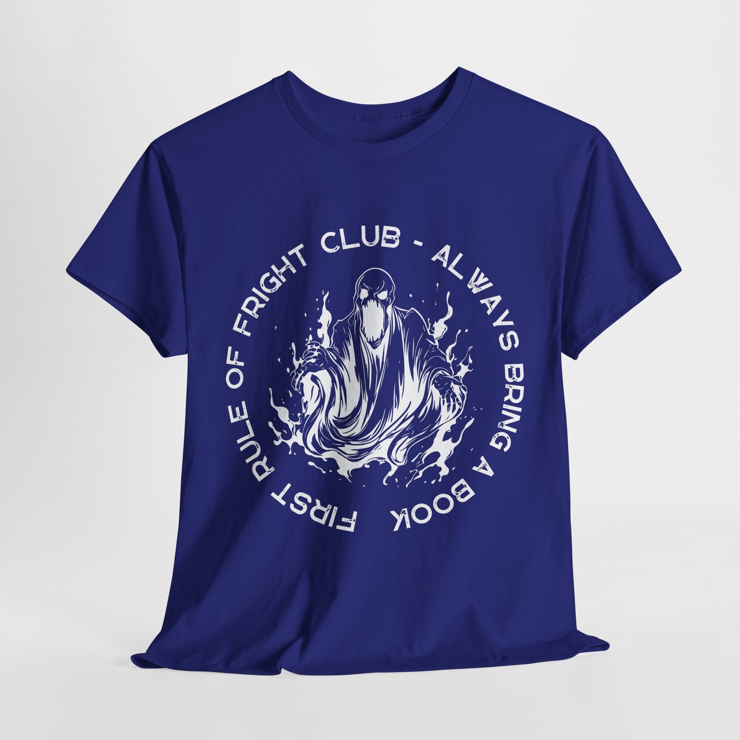 Teen/Adult Unisex First Rule of Fright Club T-Shirt – Horror Reader Graphic Tee