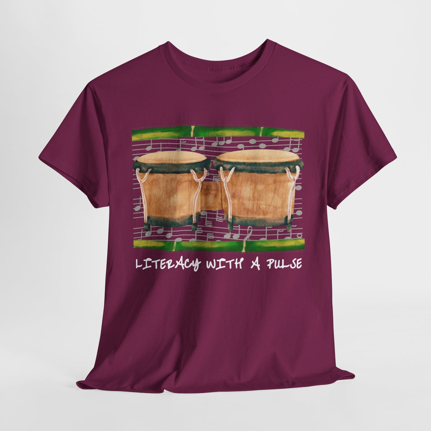 Teen/Adult Unisex Literacy with a Pulse Tee