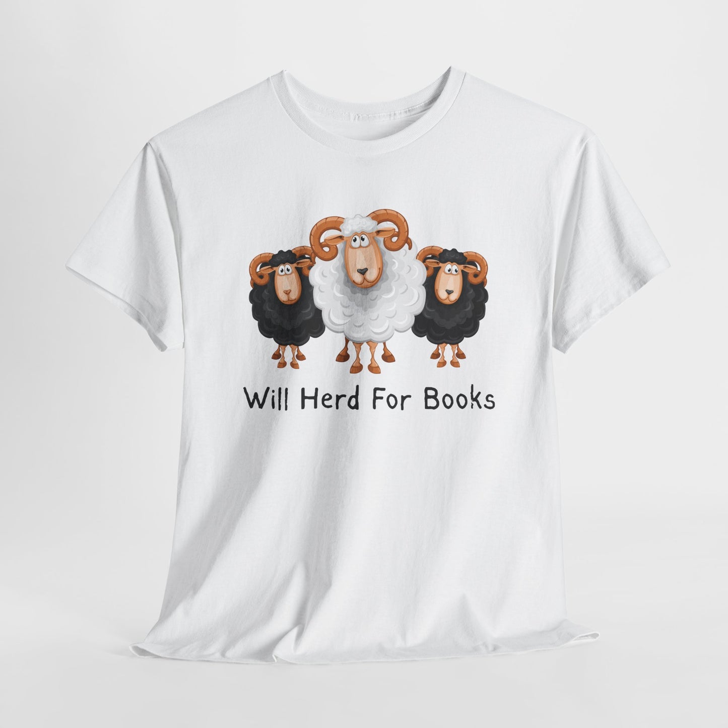 Teen/Adult Unisex Will Herd for Books Tee – Flock to Fiction
