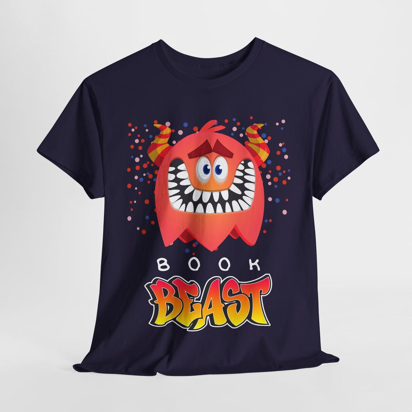 Teen/Adult Unisex Book Beast – Fierce & Fun Reading Monster Tee