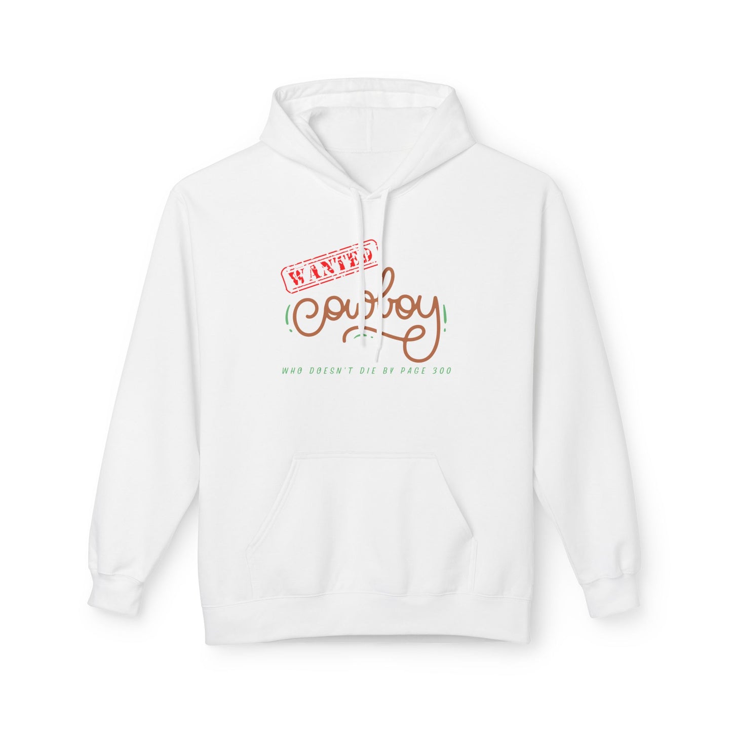 Teen/Adult Unisex Wanted Cowboy Hoodie